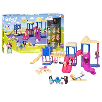 Blueys Playdate Playground Set, 24-Piece Set with 10 fig...