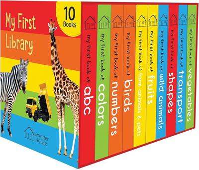My First Library: Boxset of 10 Board Books