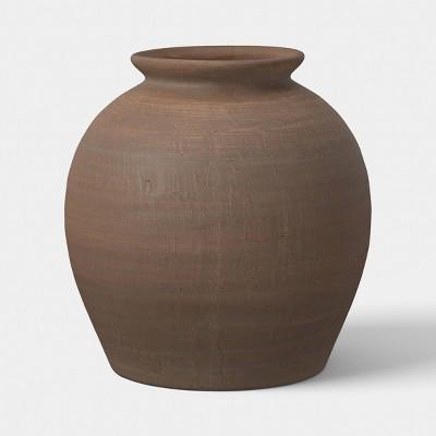 Medium Rustic Ceramic Vase - Threshold™ : Target