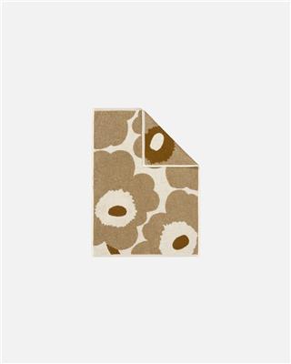 Unikko Hand towel 50x70 cm off white, bronze | Marimekko