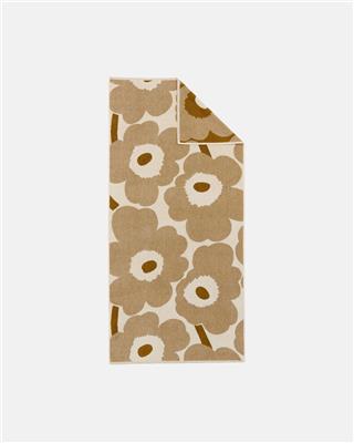 Unikko Bath towel 70x150 cm off white, bronze | Marimekko
