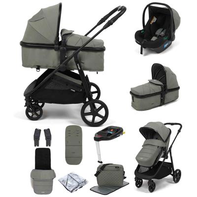 Puggle Monaco XT i-Size Travel System Bundle – Seagrass | The Nursery Store