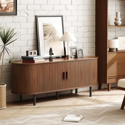 Ebern Designs Jalonda Modern Wood TV Stand with Storage and Shelves & Reviews - Wayfair Canada