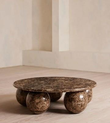 Soho Home Oxley Coffee Table, Large, Dark Emperador Marble (RRP £3995) | eBay UK