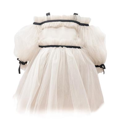 Coco-Caramel Tulle Dress | Petite Maison Kids