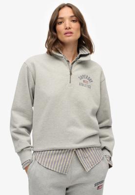 ATHLETIC COLLARED HALF ZIP