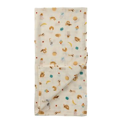 Couverture Mousseline Bambou - Déjeuner