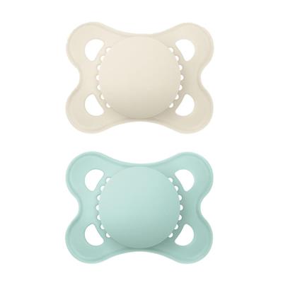 Suce Orthodontique (2) Matte 0-6mois Mam - Aqua