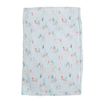 Couverture Mousseline Bambou - Hockey