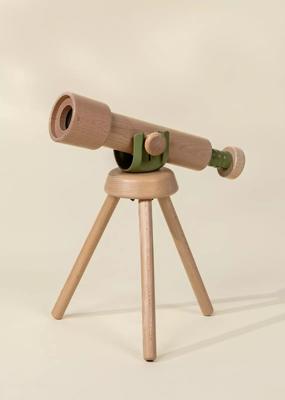 Wooden Tripod Telescope – 15x Zoom – Coco Village