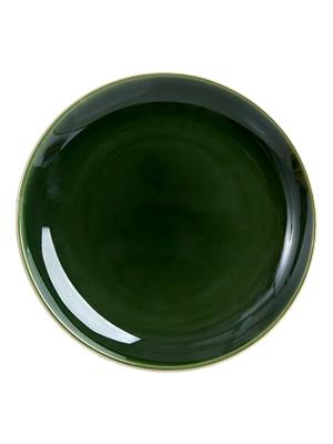 Dark Green Ceramic Dinner Plate 20.7cm - Dinnerware | PEP