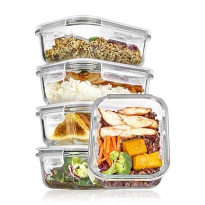 5-Pack Glass Storage Containers with Lids-700ML | Shop Today. Get it Tomorrow! | takealot.com