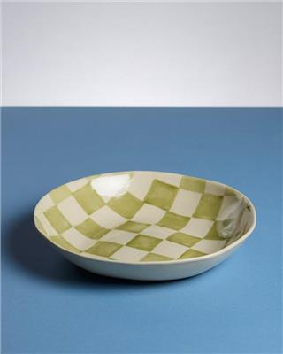 Check Pebble Salad Bowl