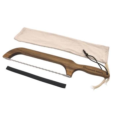 Brunswick Bakers – Acacia Wood with Stainless Steel Blade Bread Bow – Victorias Basement