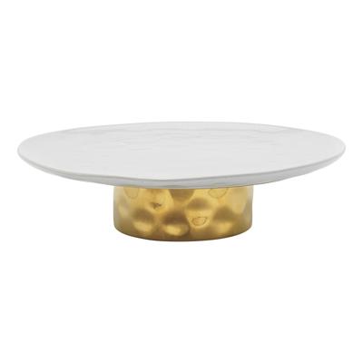 Speckle Footed Cake Stand Milk - - Ecology Homewares