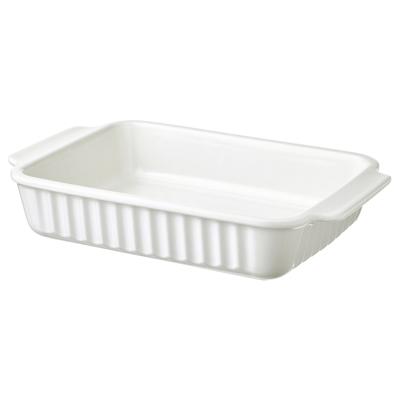 POETISK baking dish, off-white, 13x9 - IKEA