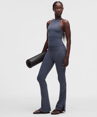 Nulu Satiny-Trim High-Rise Flared Pant | Womens Leggings/Tights | lululemon Canada