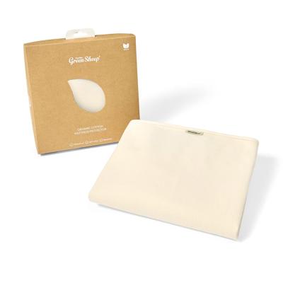 140 x 70 cm Cot Bed Mattress Protector | 100% Organic & Waterproof ‐ The Little Green Sheep