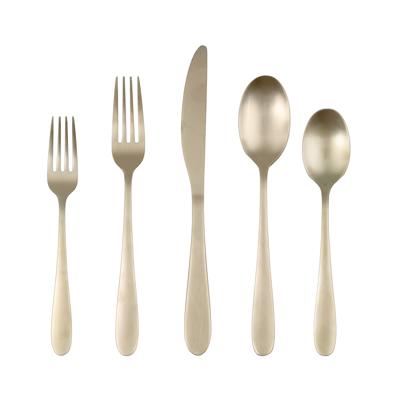 Cambridge Byram Champagne Satin 20-Piece Flatware Set(Service for 4) - Walmart.com