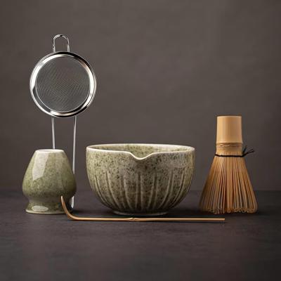 Amazon.com: TANG PIN Matcha Set - Match Bowl and Whisk, 15 OZ Matcha Whisk Set | Matcha Scoop | Matcha Whisk Stand (Chasen Holder) - 5pc Perfect Match