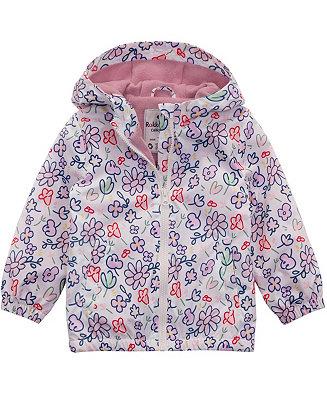 Rokka&Rolla Toddler Girls Fleece Lined Windbreaker Rain Jacket - Macys