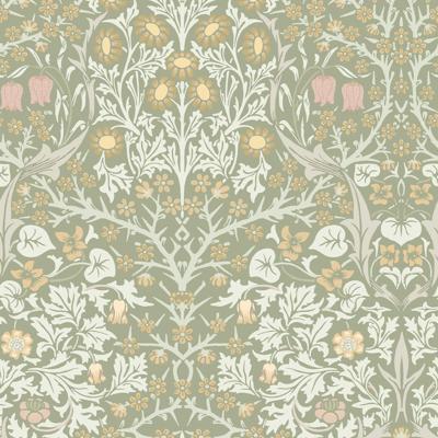 Birch Lane™ William Morris Thora Sage Wallpaper | Birch Lane