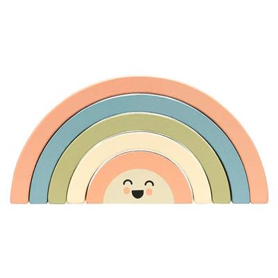 Pearhead - Wooden Rainbow Stacking Toy | West Coast Kids