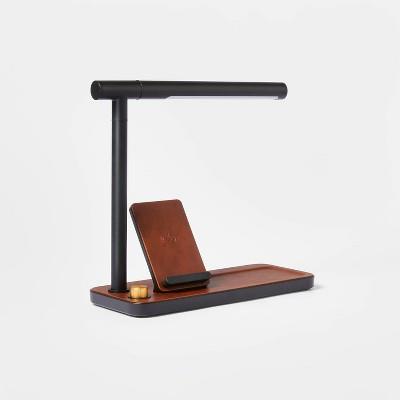 Wireless Charging Stand & Lamp (Includes LED Light Bulb) - Threshold™: Desk Lamp with USB Port, Qi Certified, Dimmable : Target