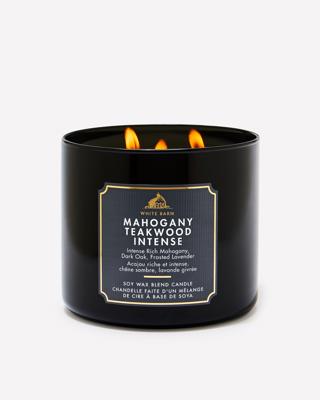 Mahogany Teakwood Intense 3-Wick Candle | Bath & Body Works