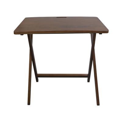 Copper Grove Goosefoot Folding TV Tray Table with Solid Hardwood