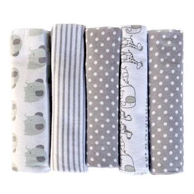 5 Piece Soft Infant Unisex Baby Nursery Swaddle Muslin Receiving Blankets | Shop Today. Get it Tomorrow! | takealot.com