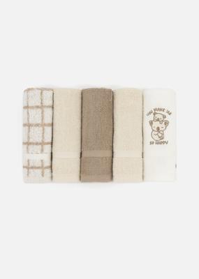 Happy Koala Facecloths 5 Pack | Woolworths