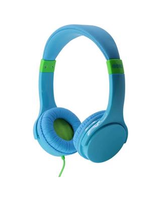 Moki Lil Kids Headphones On Ear Headband Volume Limited 3.5mm - Blue - Kmart