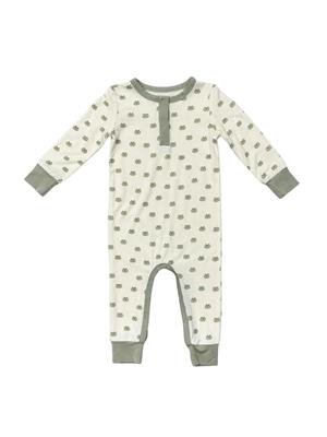 Babysprouts Baby Snap Romper - Miniature Frogs