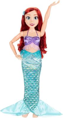 Amazon.com: Disney Princess Ariel Doll Playdate 32” Tall & Poseable, My Size Articulated Doll in Mermaid Outfit, Comes with Dinglehopper to Comb Her L