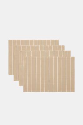 Isla Placemat Set of 4 | Cashew Cream | Seed Heritage