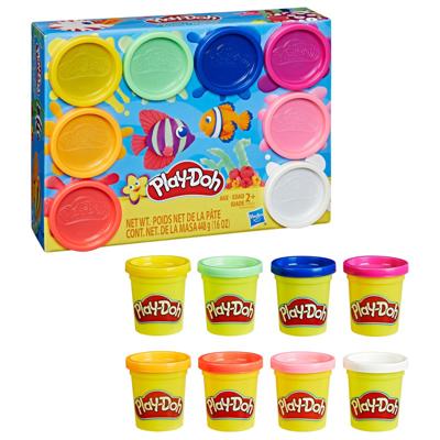 Play-Doh Tubs Rainbow Starter 8 Pack Assortment | Smyths Toys UK