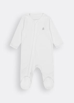 Plain Organic Cotton Zip Sleepsuit | Woolworths.co.za