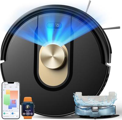 Vexilar W9 Robot Vacuum Cleaner with Mop,8000Pa/150Min,360°LiDAR Navigation | 3-in-1 Sweep,Vacuum and Mop,Smart App Control,5 Precise Floor Maps,Smart