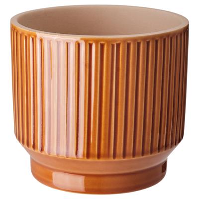 HONUNGSPALM plant pot, in/outdoor/brown, 12 cm - IKEA UK