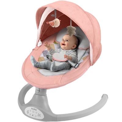 Electric Baby Swing, Bioby Infant Swing Rocker with Remote Control, 5 Sway Speeds, Bluetooth Music, Pink - Walmart.com