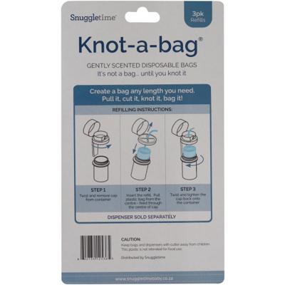 Snuggletime 3 Pack Knot-A-Bag Refill - Clicks