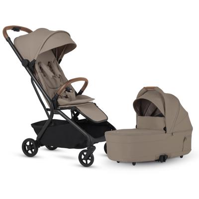 Nia Compact Travel Stroller with Pod (5 Piece) | Silver Cross