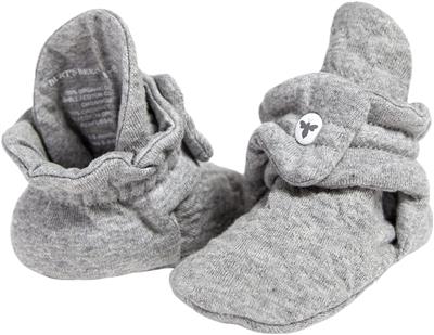 Amazon.com: Burts Bees Baby Unisex 100% Organic Cotton, Adjustable Booties | Easy-on and off baby booties provide a comfy, cozy fit for tiny toes dur