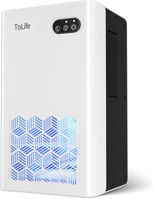 Amazon.com - ToLife Dehumidifier for Home Bedroom 1000 sq.ft with Auto Shut-Off, White | Portable for Home, Bedroom, Bathroom and Basement with 7-Colo