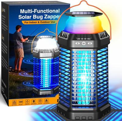 Amazon.com : GTERT Foldable Solar Bug Zapper, High-Efficiency Mosquito & Fly Zapper, 6000mAh Rechargeable Battery, Solar & USB Charging, 2-in-1 Campin