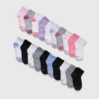 Hanes Girls 20pk Ankle Socks | Target