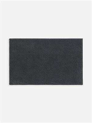 Jet Home Charcoal Micro Chenille Bathmat | Bash