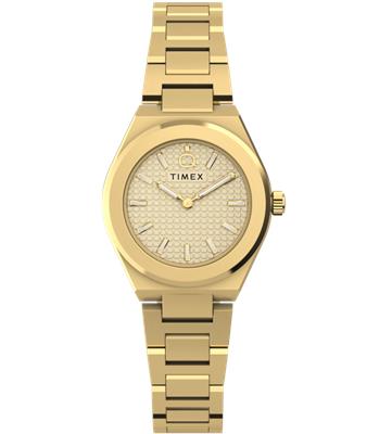 TIMEX Q Timex® Continental Mini 24mm Stainless Steel Bracelet Watch