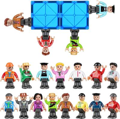 Amazon.com: Landtaix Magnetic People Figures for Kids, 15PCS Community Helpers Toys | Sensory Toy 4 5 6 7 Year Old Boys Girls, Educational Magnet Buil